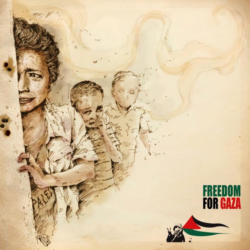 Freedom For Gaza (by Radit Juli - 2014)