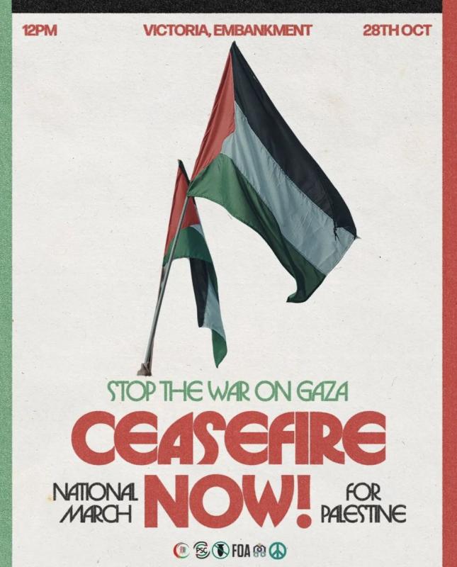 National March for Palestine - 1 (by Thomas Greenwood - 2023)