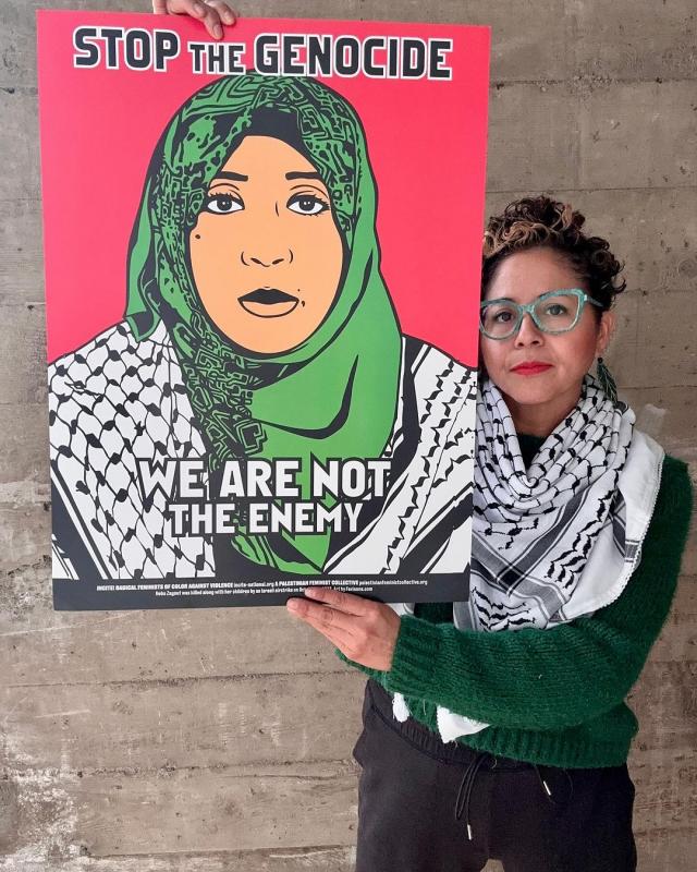 We Are Not the Enemy (by Favianna Rodriguez - 2023)