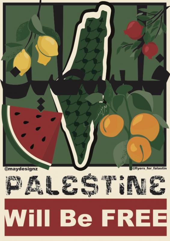 Palestine - @maydesignz (by @maydesignz - 2024)