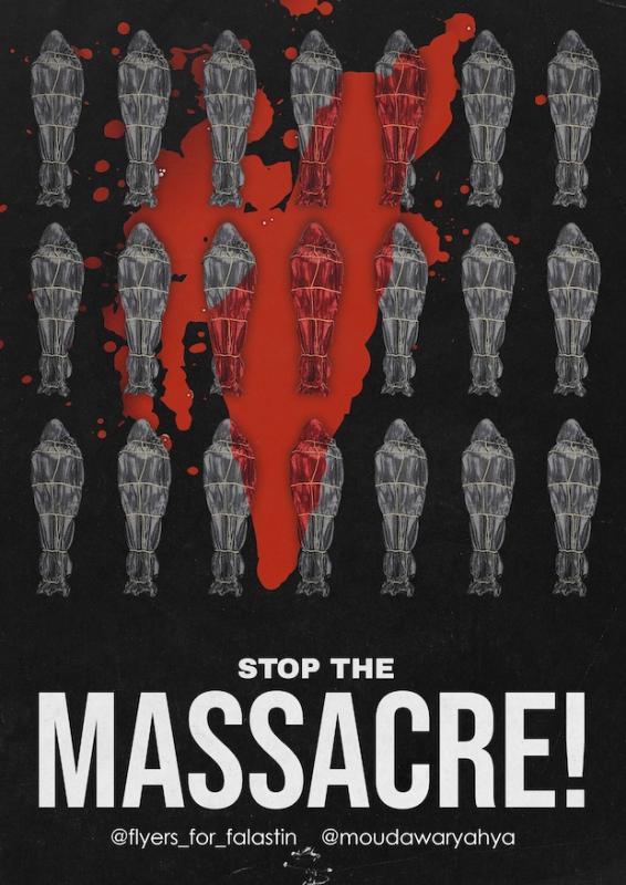 Stop the Massacre! (by @moudawaryahya - 2023)