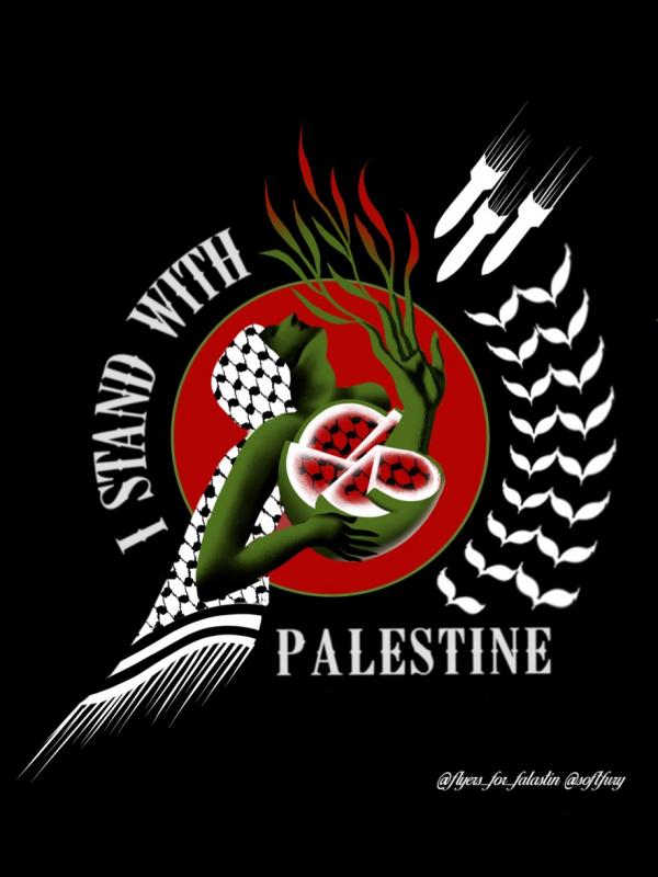 I Stand With Palestine - @softfury (by @softfury - 2023)