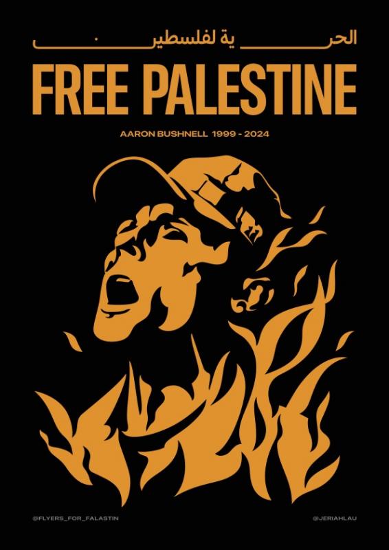 Free Palestine - Bushnell - 3 (by @Jeriahlau - 2024)