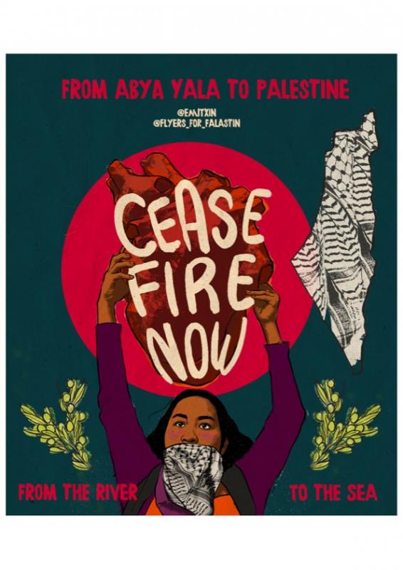 From Abya Yala To Palestine - 1 (by Pilar Emitxin, @emitxin - 2023)