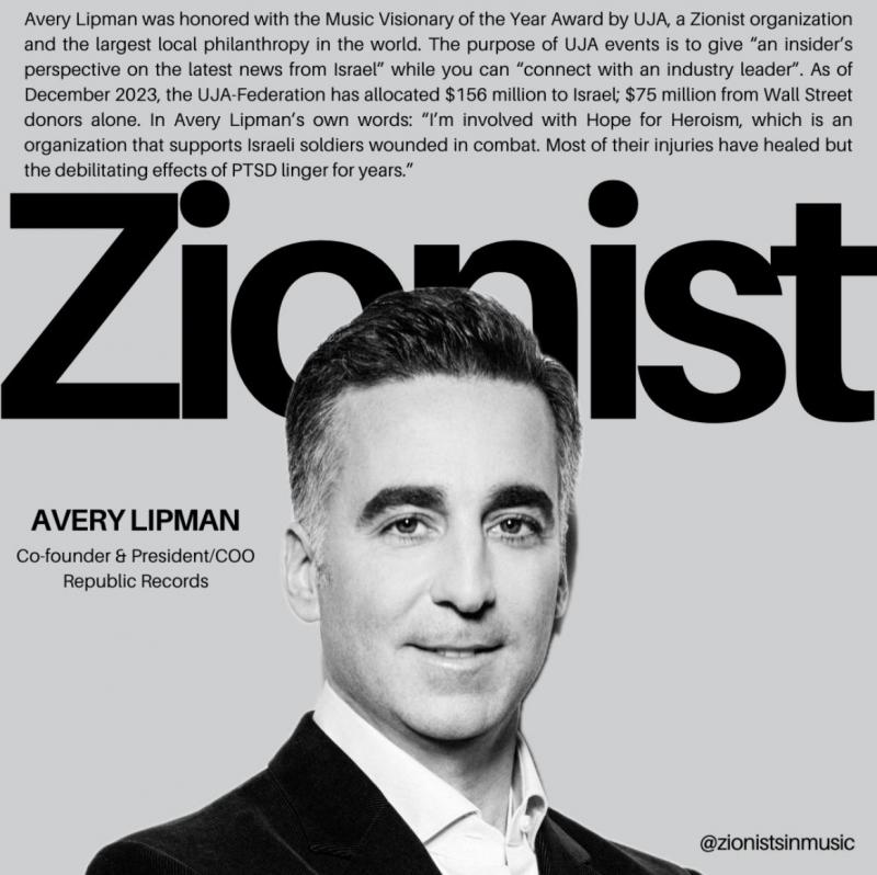 Avery Lipman - Zionist (by Research in Progress  - 2024)