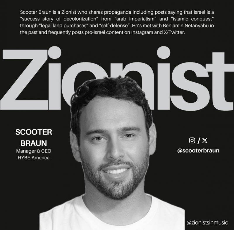 Scooter Braun - Zionist (by Research in Progress  - 2024)
