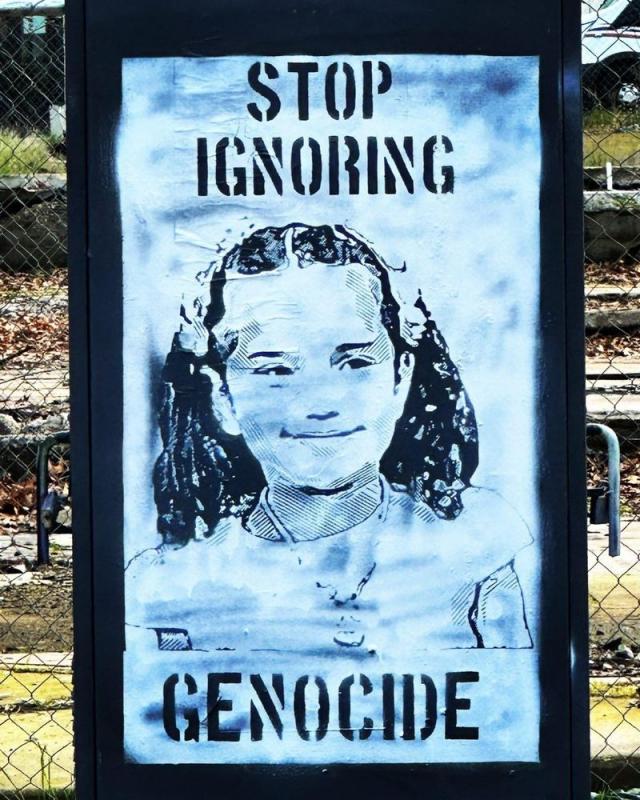 Stop Ignoring Genocide (by Research in Progress  - 2024)