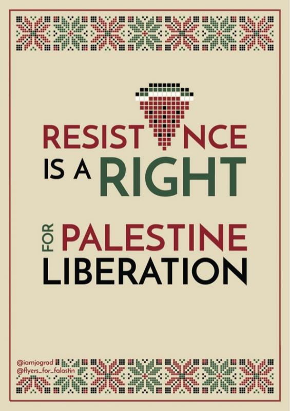 For Palestine Liberation (by @iamjograd - 2024)
