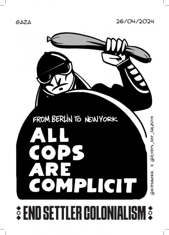 All Cops Are Complicit (by @kidsmokk - 2024)