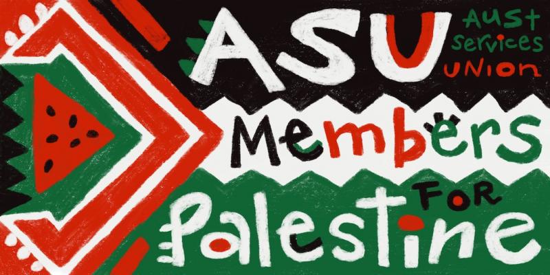 ASU Members for Palestine (by Nicky Minus - 2023)