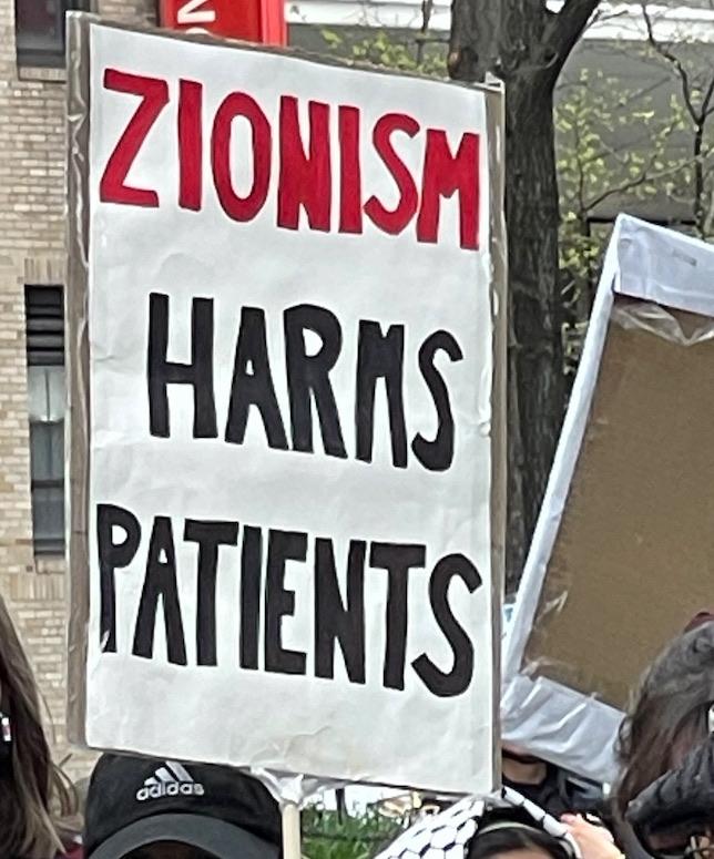 Zionism Harms Patients (by Research in Progress  - 2024)