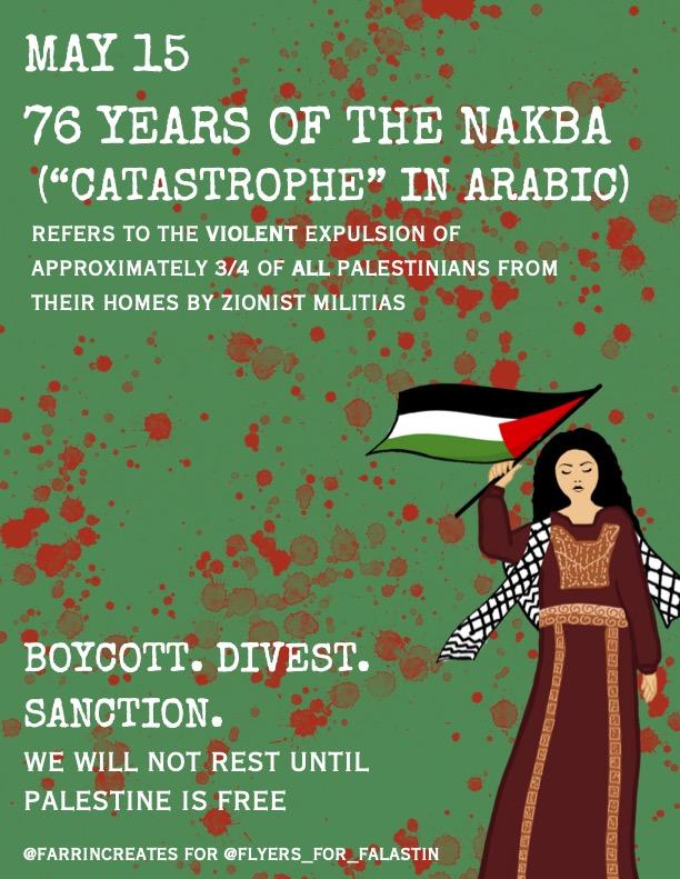 76 Years of the Nakba (by @farrincreates - 2024)