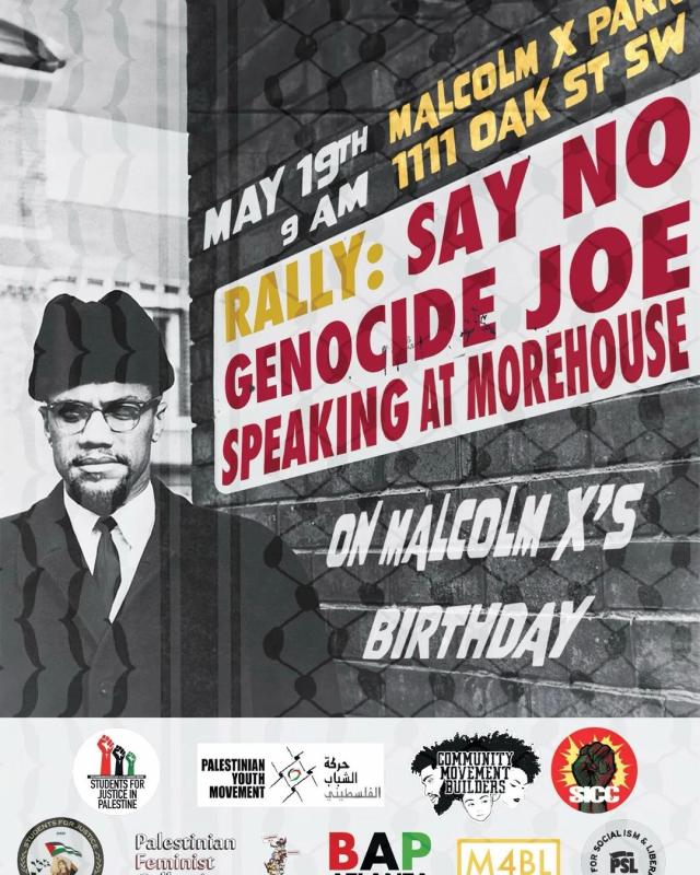 No Genocide Joe Speaking at Morehouse (by Research in Progress  - 2024)