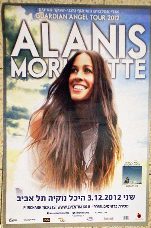 alanis morissette tour poster