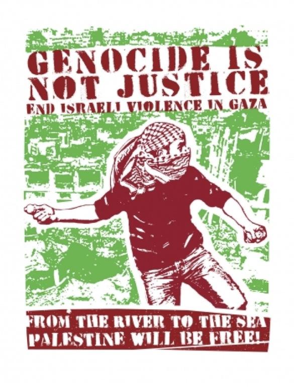 Genocide Is Not Justice (by Jesus Barraza - 2009)