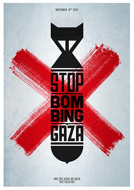 Stop Bombing Gaza (by Alberto Biffi - 2012)