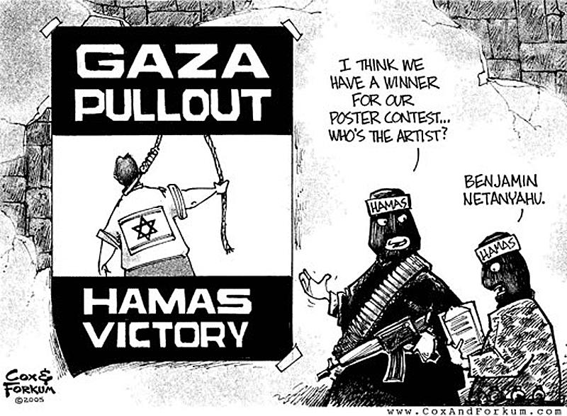 Gaza Pullout - Hamas Victory (by Allen Forkum, John Cox  - 2005)