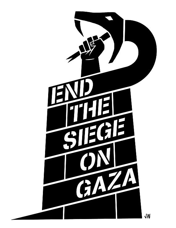 End the Siege On Gaza (by Jordan Worley - 2014)