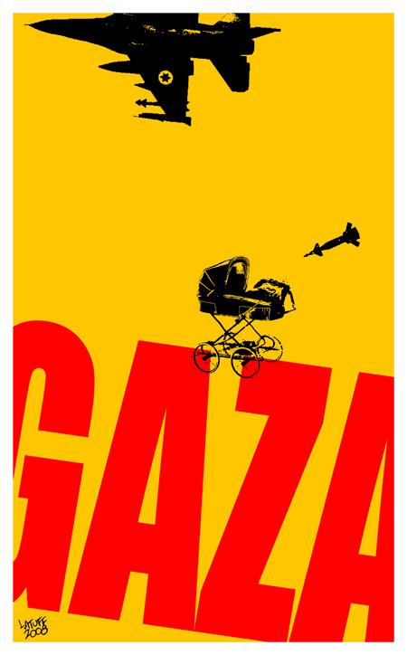 Gaza - Latuff (by Carlos Latuff - 2008)