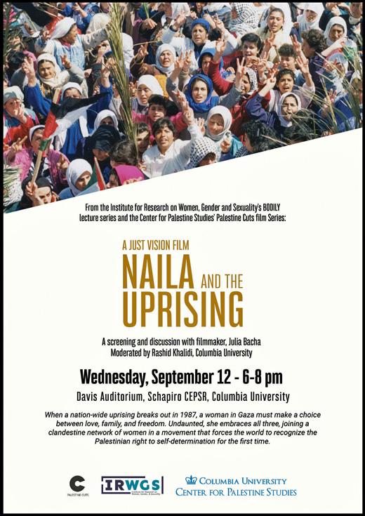Naila and the Uprising - CPS (by Eva Najjar - 2018)