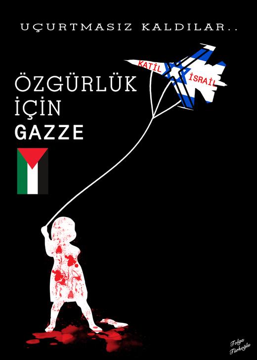 Gazze Afiş Sergisi - Türkoğlu - 1 (by Tolga Türkoğlu - 2014)