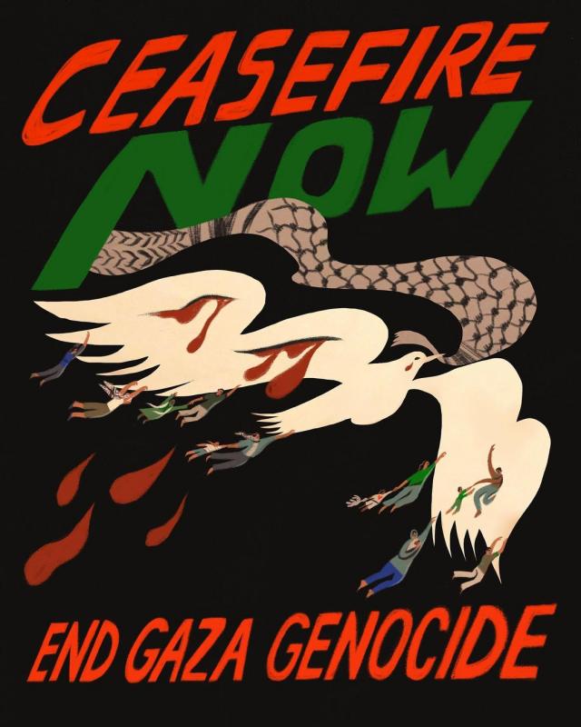 End Gaza Genocide (by Ashley Lukashevsky - 2023)