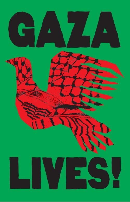 Gaza Lives (by Strike Poster Collective - 2023)