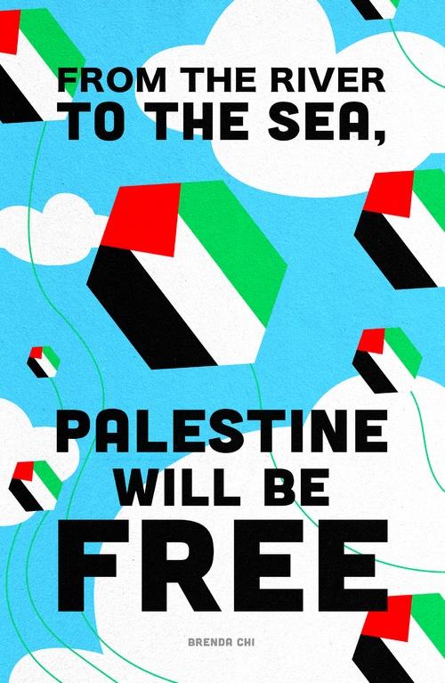 Palestine's Kites (by Brenda Chi - 2023)