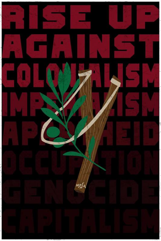 Rise Up Against Colonialism (by MyTreehouse Graphics - 2023)