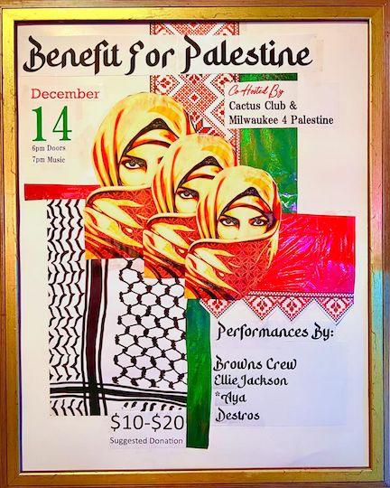 Benefit For Palestine - Milwaukee (by Research in Progress  - 2023)