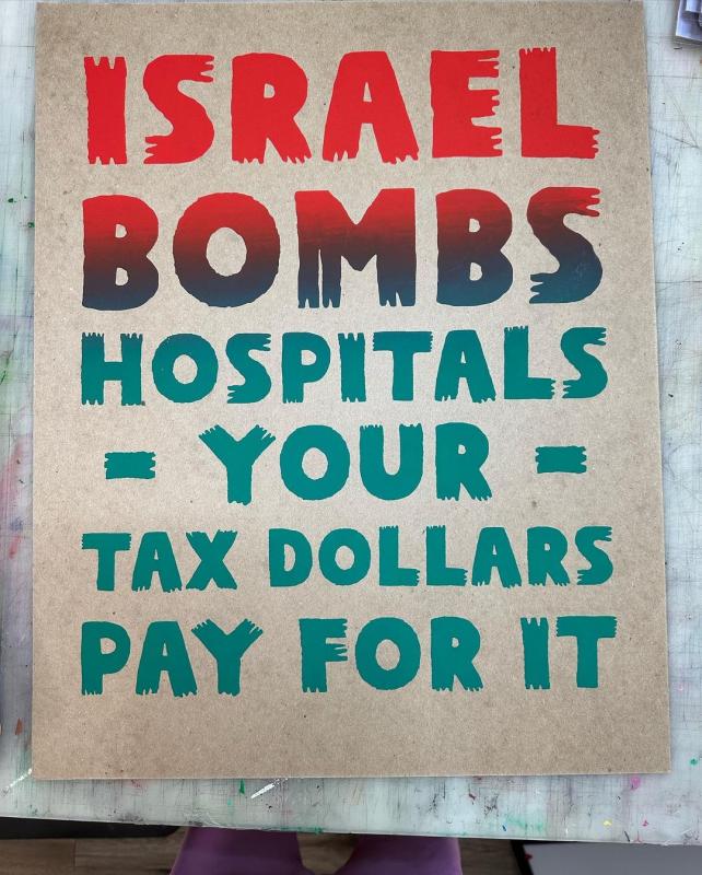 Israel Bombs Hospitals (by Research in Progress  - 2023)