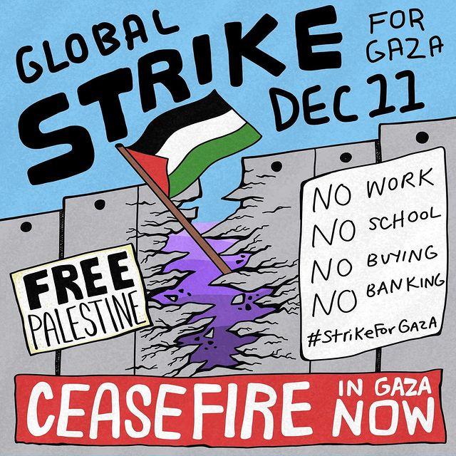Global Strike for Gaza (by Sam Paolini - 2023)