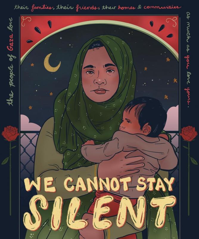 We Cannot Stay Silent (by Caitlin Blunnie - 2023)