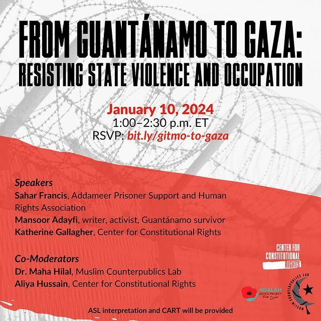 Guantánamo to Gaza (by Research in Progress  - 2024)