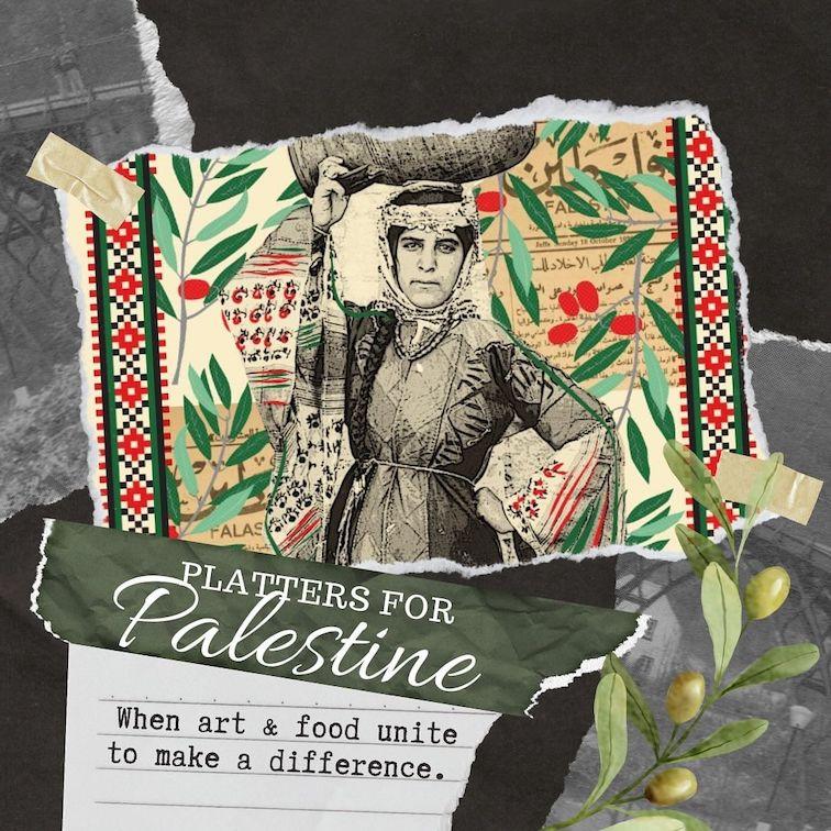 Platters for Palestine (by May Alomari - 2023)