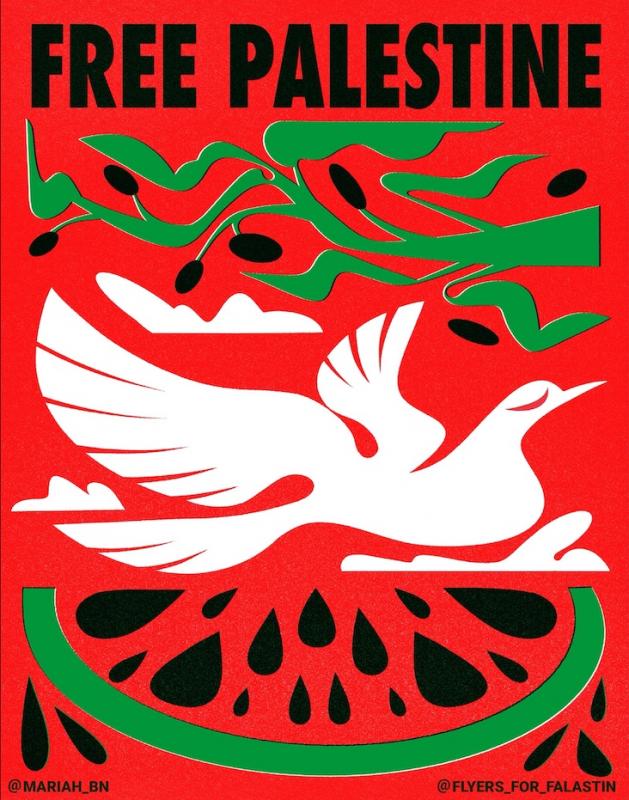 Free Palestine - @mariah_bn (by @mariah_bn - 2024)