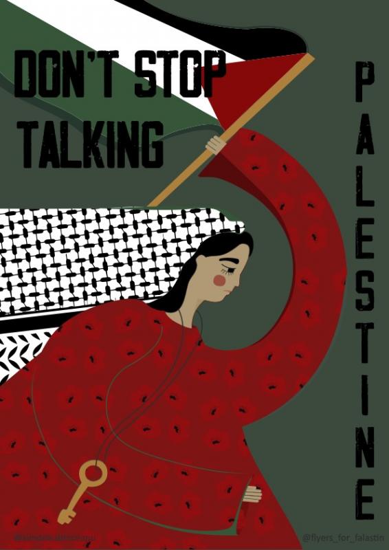 Don't Stop Talking Palestine (by @simona.drinceanu - 2023)