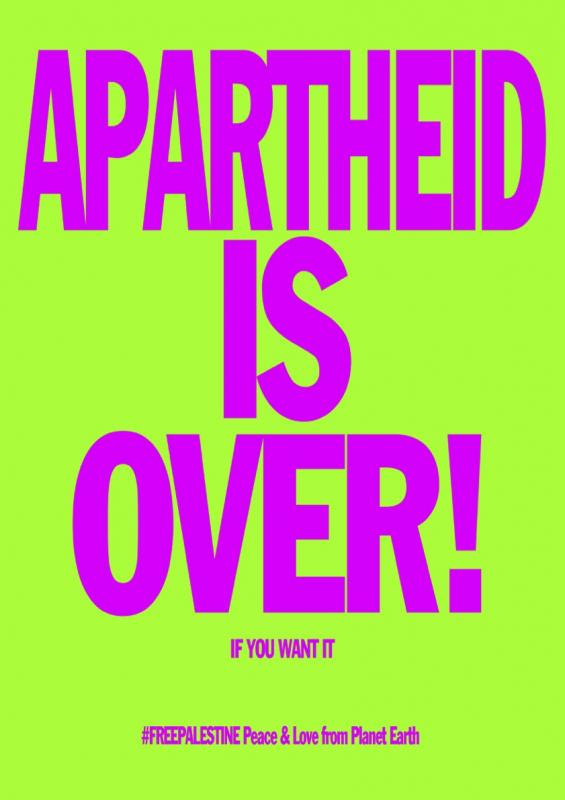 Apartheid Is Over! (by Ray Lalotoa - 2023)