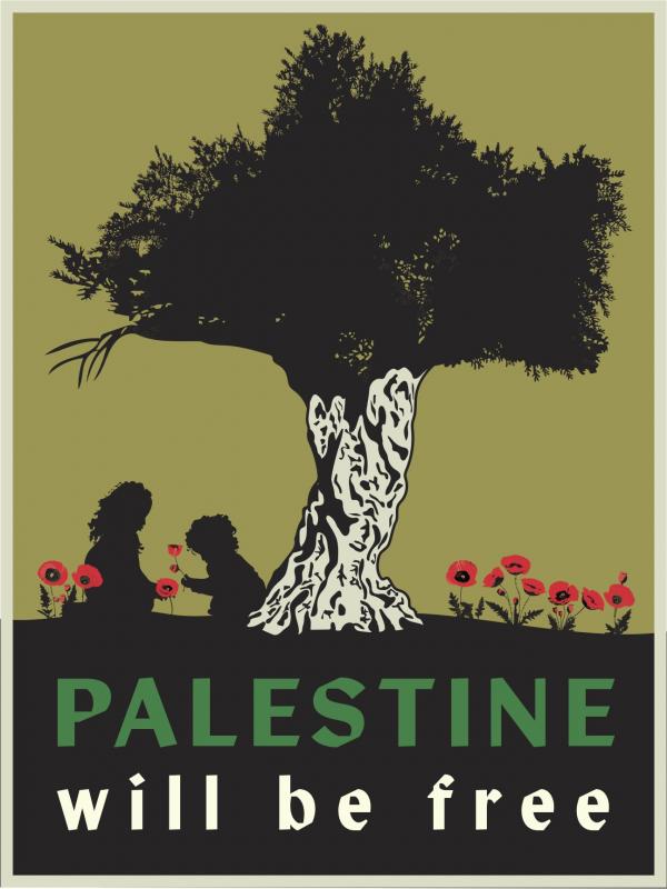 Palestine Will Be Free - Irvine (by Christine Irvine - 2023)