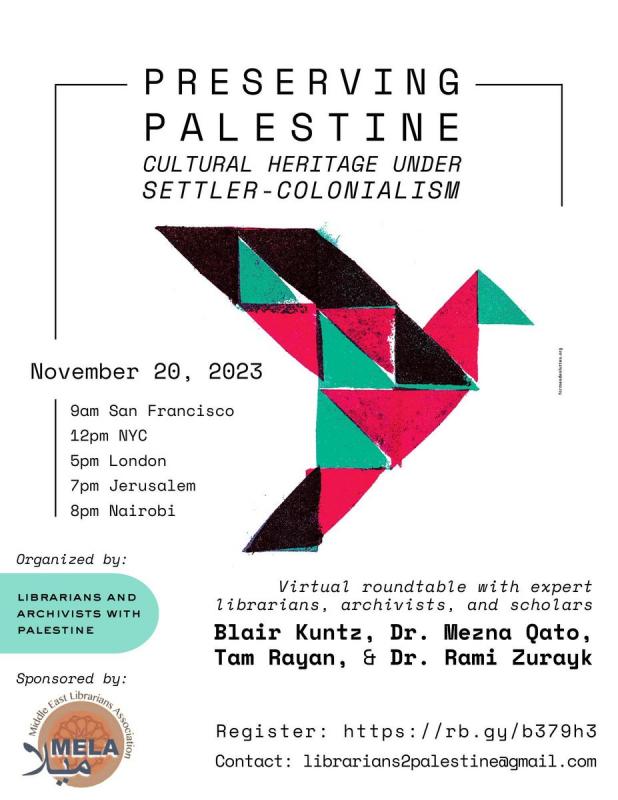Preserving Palestine  (by Research in Progress  - 2023)