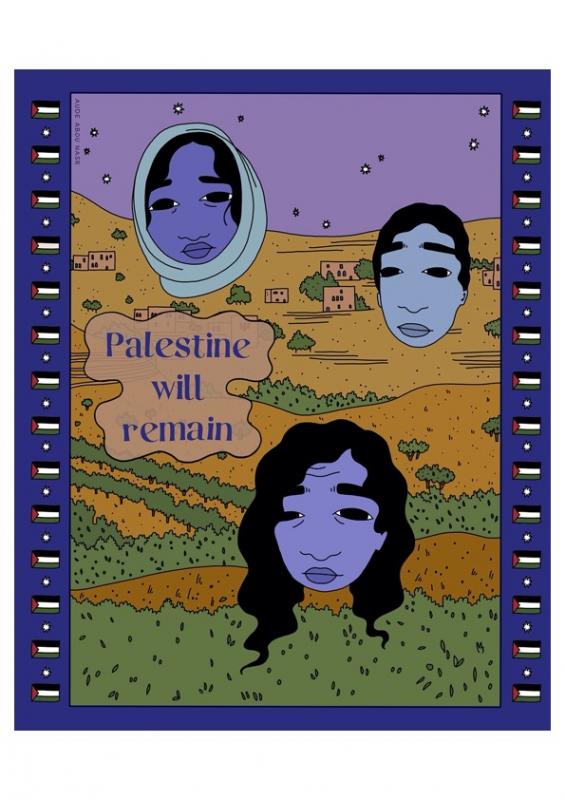 Palestine Will Remain (by Aude Abou Nasr - 2023)