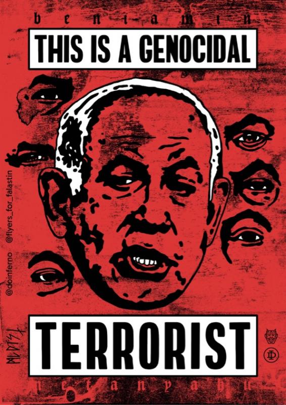 Genocidal Terrorist (by @doinferno - 2024)