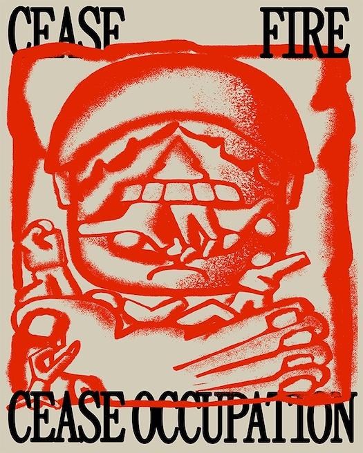 Cease Fire - Cease Occupation (by Gabriel Silveira - 2024)