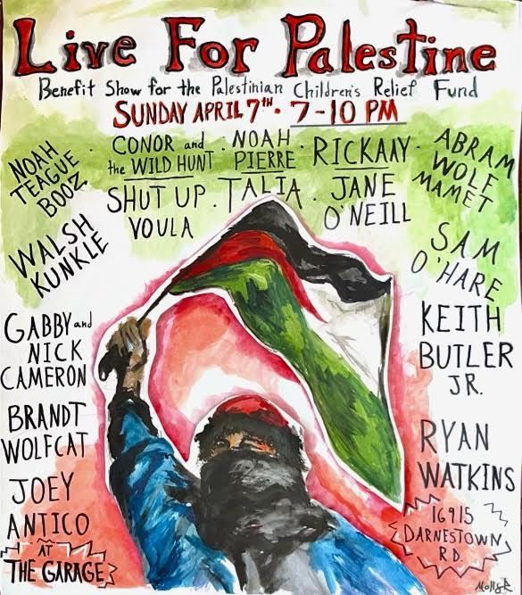 LIve For Palestine - The Garage (by Molly - 2024)