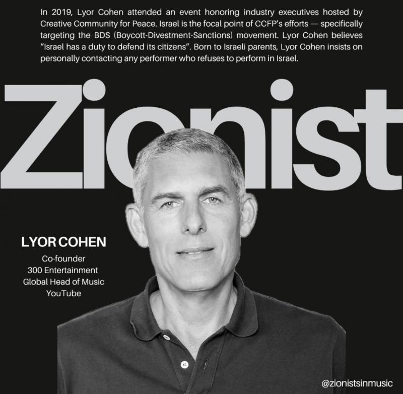 Lyor Cohen - Zionist (by Research in Progress  - 2024)