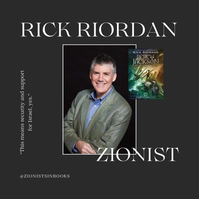 Rick Riordan - Zionist (by Research in Progress  - 2024)